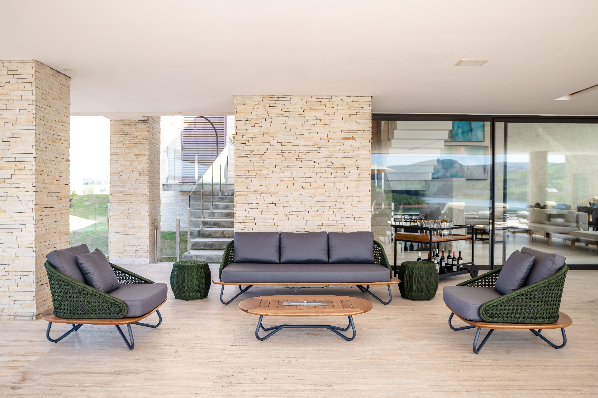 Conjunto Armani em ambiente integrado